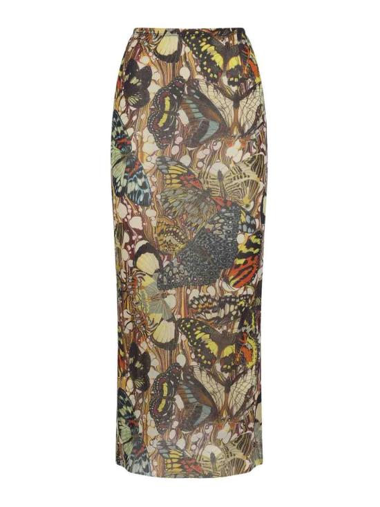 26SS 장 폴 고티에 롱 스커트 2601WSK041M020P1090 Multicolour