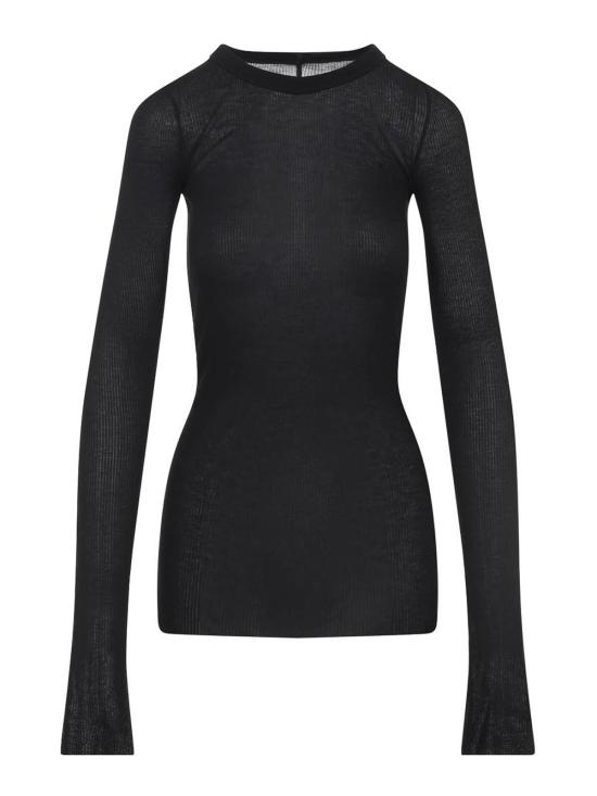 26SS 릭 오웬스 긴팔 티셔츠 RP01F6202RC09 Black