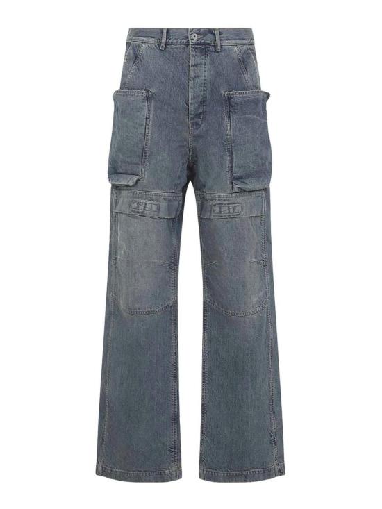 26SS 릭 오웬스 데님 팬츠 DU01F4368DWB06 Medium Wash