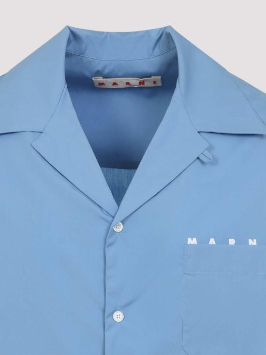 26SS 마르니 반팔 셔츠 CUMU0213PPUSCT88LWB31 Light Blue - MARNI
