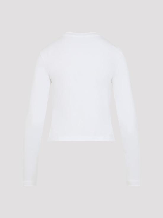 26SS 자크뮈스 그로고랭 로고 긴팔 티셔츠 TSW00155AJ00124100 White - JACQUEMUS