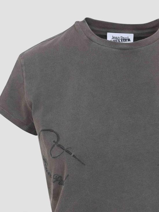 26SS 장 폴 고티에 반팔 티셔츠 2601WTO404J0320404 Dark Grey - JEAN PAUL GAULTIER