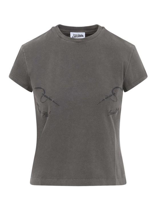 26SS 장 폴 고티에 반팔 티셔츠 2601WTO404J0320404 Dark Grey