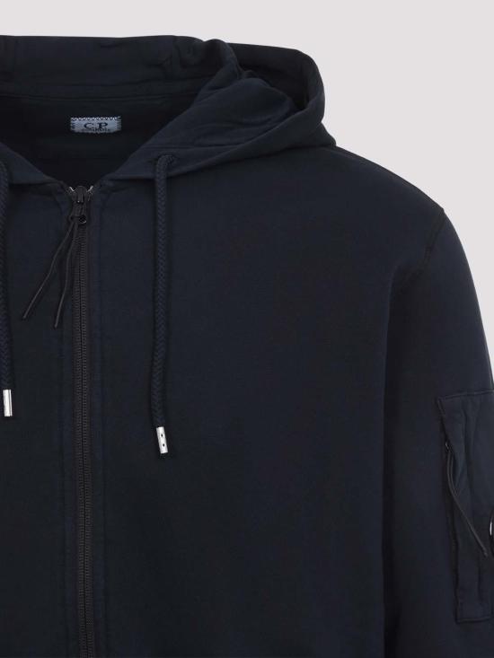 26SS 씨피 컴퍼니 집 후드 렌즈 스웨트셔츠 20CMSS081A002246G888 - C.P. COMPANY