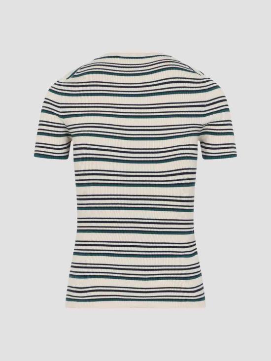 26SS 미우미우 반팔 티셔츠 MML03YSOOO1848F0018 Beige - MIU MIU