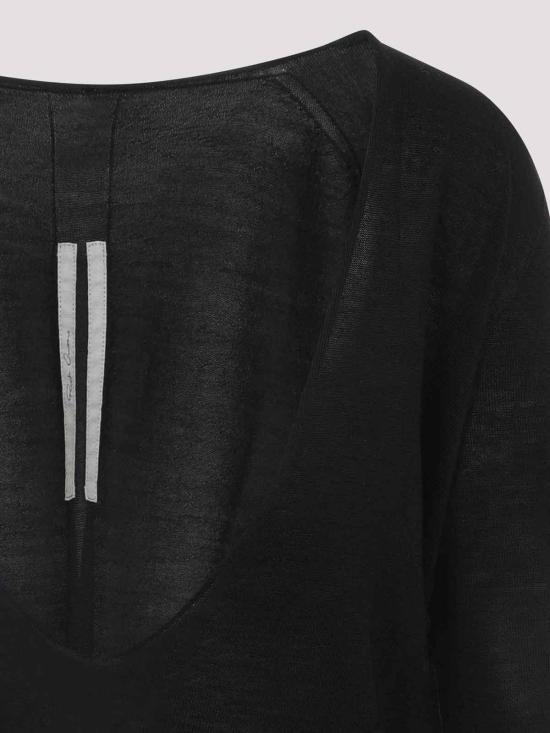 26SS 릭 오웬스 긴팔 티셔츠 RP01F6668M09 Black - RICK OWENS