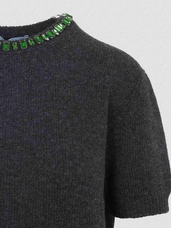 26SS 프라다 반팔 티셔츠 P24V2BSOOO18M6F0308 Grey - PRADA