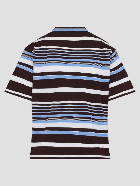 26SS 프라다 반팔 티셔츠 P24B3HSOOO19BRF0RUE Burgundy - PRADA