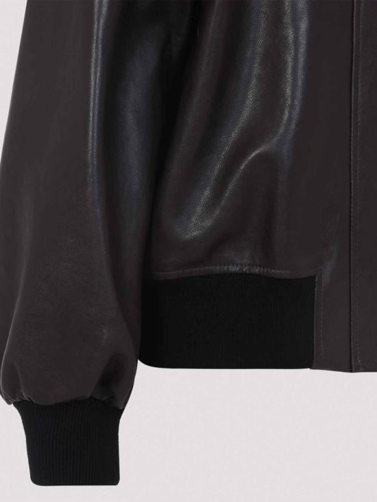 26SS 케이트 가죽 자켓 6166729L729950 Dark Brown - KHAITE