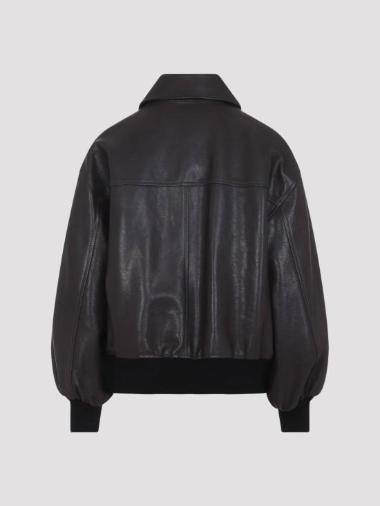 26SS 케이트 가죽 자켓 6166729L729950 Dark Brown - KHAITE