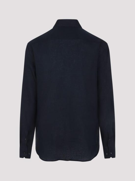 26SS 조르지오 아르마니 레규러 핏 린넨 셔츠 8WGCCZ98TZC62UBWF - GIORGIO ARMANI