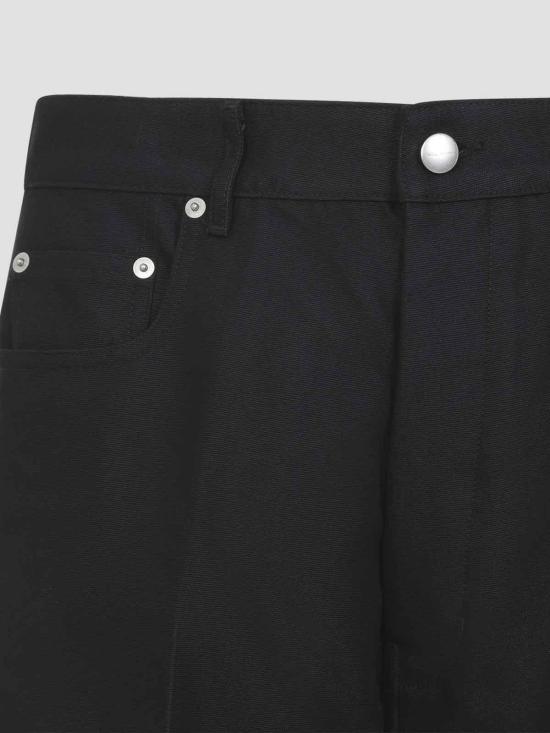 26SS 릭 오웬스 스트레이트 팬츠 RU01F2333CDU09 Black - RICK OWENS