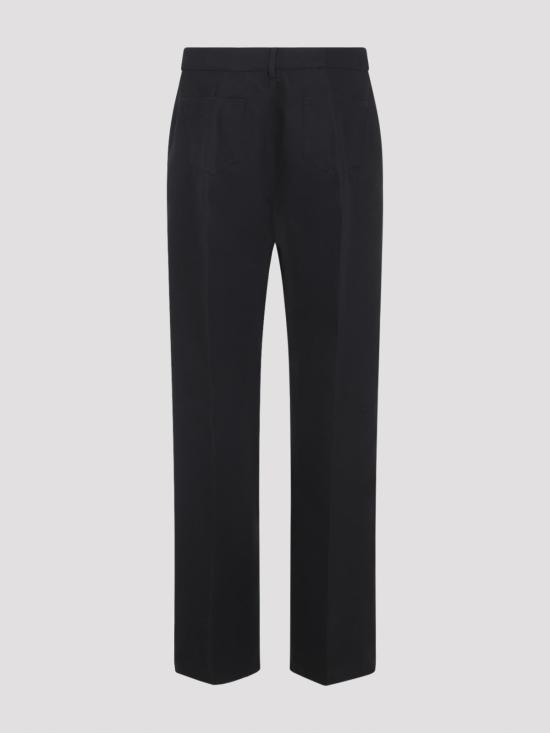 26SS 릭 오웬스 스트레이트 팬츠 RU01F2333CDU09 Black - RICK OWENS