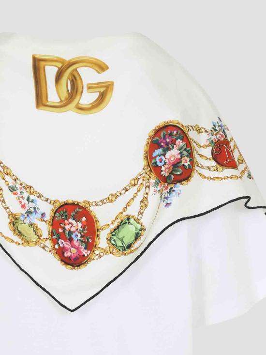 26SS 돌체앤가바나 반팔 티셔츠 F8W33ZGDDPWW0800 White - DOLCE & GABBANA