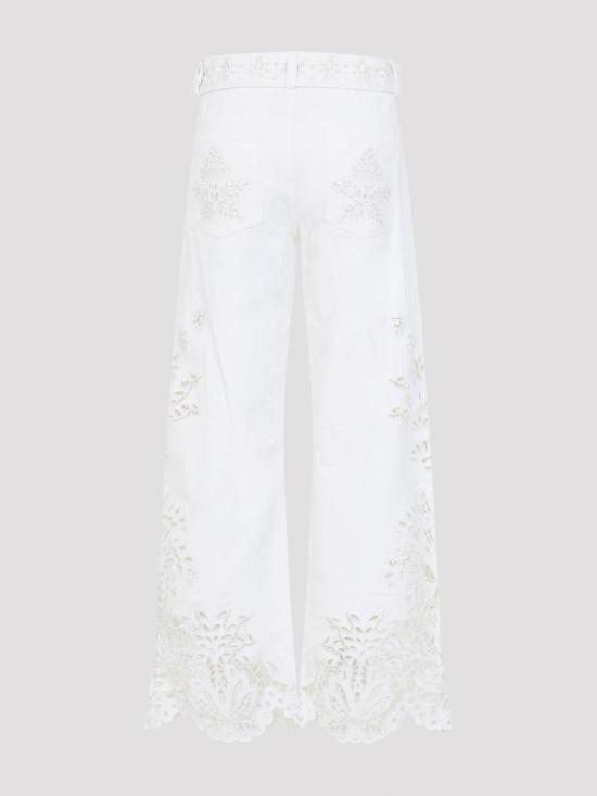 26SS 팜 리오 팔라초 팬츠 349731L0025 Cream - FARM RIO