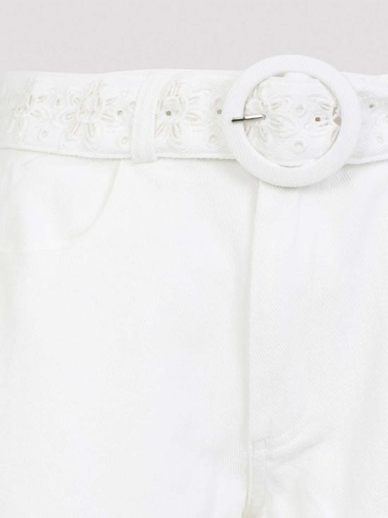 26SS 팜 리오 팔라초 팬츠 349731L0025 Cream - FARM RIO