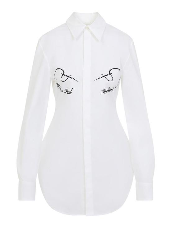 26SS 장 폴 고티에 셔츠 2601WST050C0710100 White