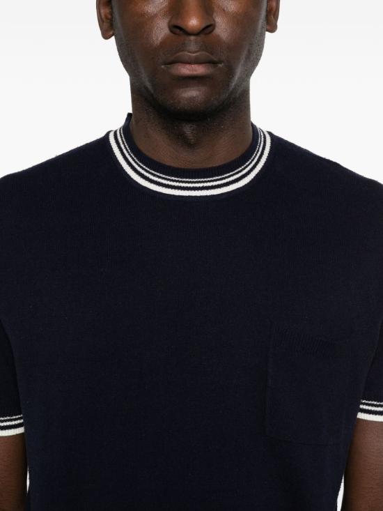 26SS 파올로페코라 반팔 티셔츠 A023F600 0001 Blue - PAOLO PECORA