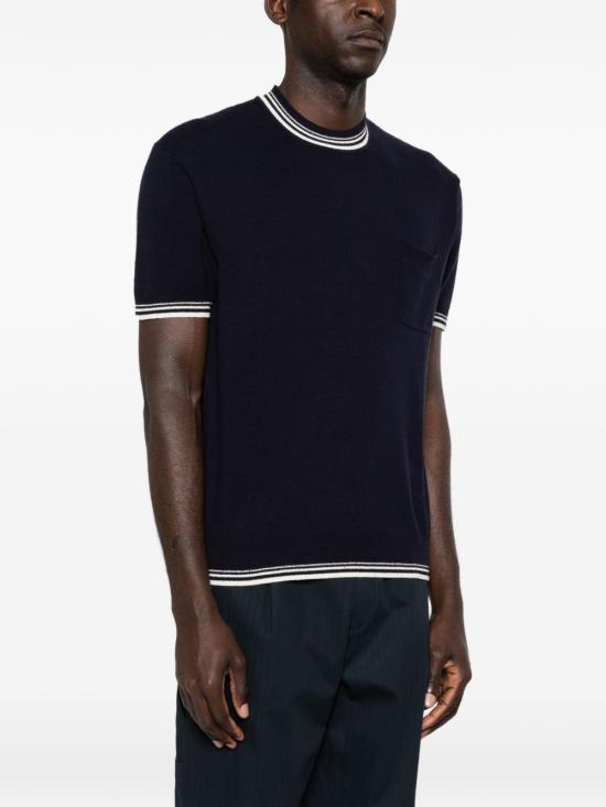 26SS 파올로페코라 반팔 티셔츠 A023F600 0001 Blue - PAOLO PECORA