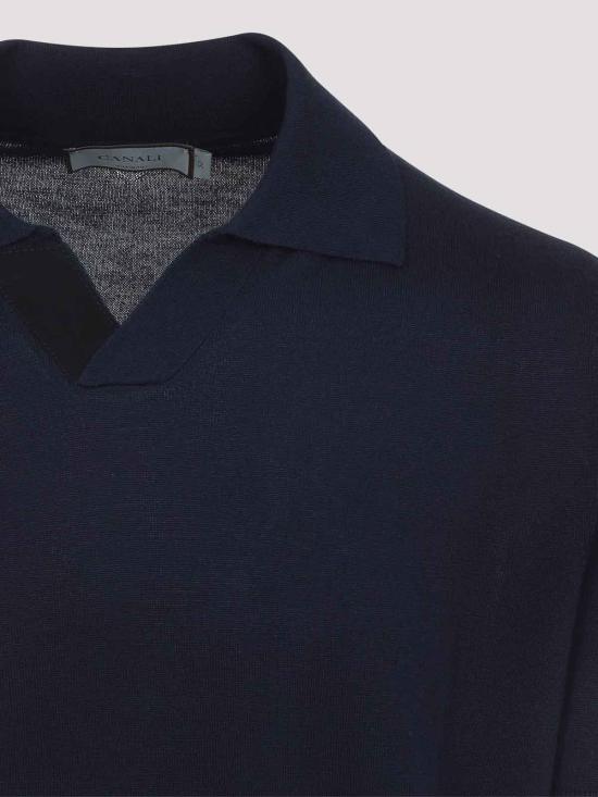 26SS 카날리 폴로 티셔츠 C1048MK02054301 Dark Blue - CANALI