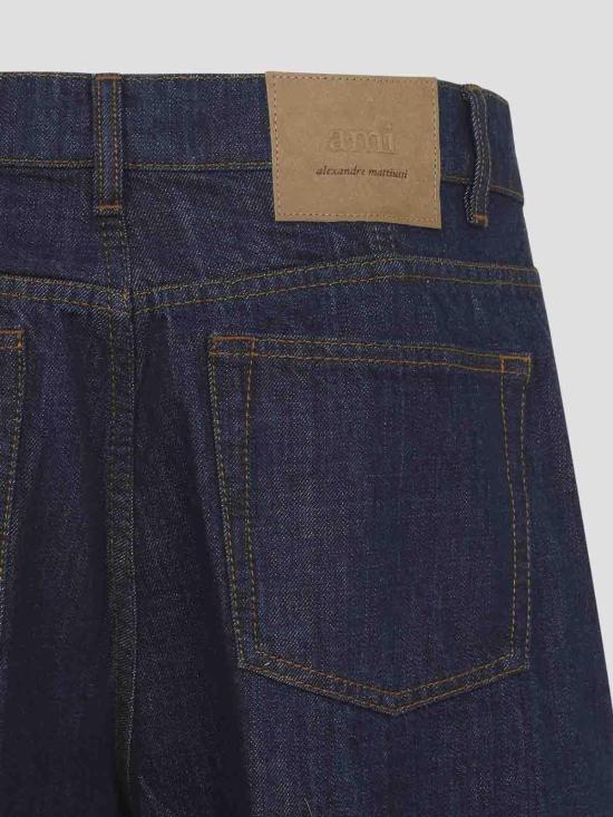 26SS 아미 코튼 벌룬 핏 진 HTR871DE0122402 Medium Wash - AMI