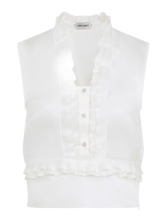 26SS 알베르타 페레티 민소매 티셔츠 080516190003 Cream