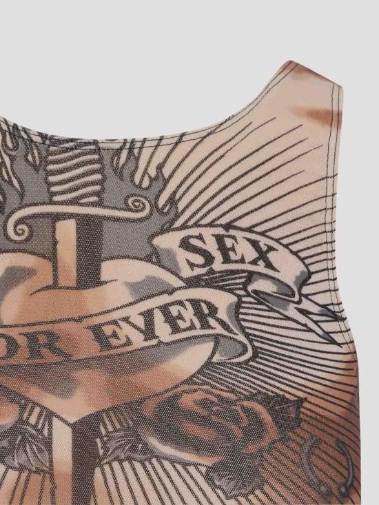 26SS 장 폴 고티에 민소매 티셔츠 2601WTO457M026P636000 Black - JEAN PAUL GAULTIER