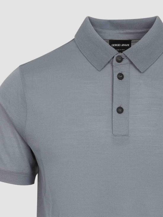 26SS 조르지오 아르마니 폴로 티셔츠 3GSF53SJAQZU9327 Light Grey - GIORGIO ARMANI