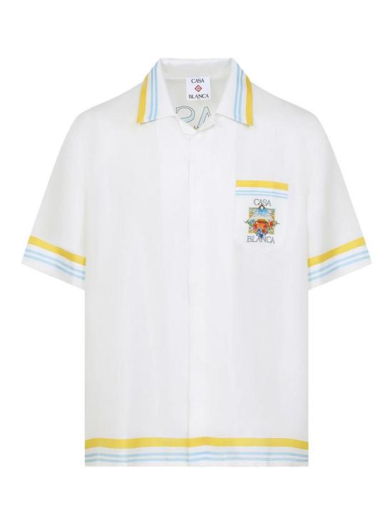 26SS 카사블랑카 반팔 셔츠 MSS26SH00304 White
