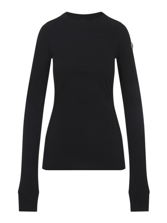 26SS 몽클레어 반팔 티셔츠 MU01F8D0189AHD999 Black