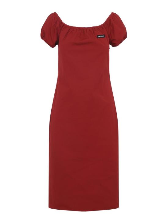 26SS 미우미우 포플린 드레스 MF6183SOOO1BMSF0011 Red