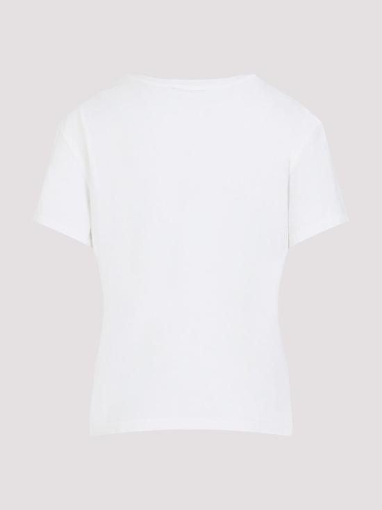 26SS 아크네 스튜디오 로고 티셔츠 CL0397AEG Cream - ACNE STUDIOS