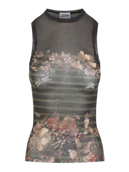 26SS 장 폴 고티에 민소매 티셔츠 2601WTO418M014P4190 Multicolour