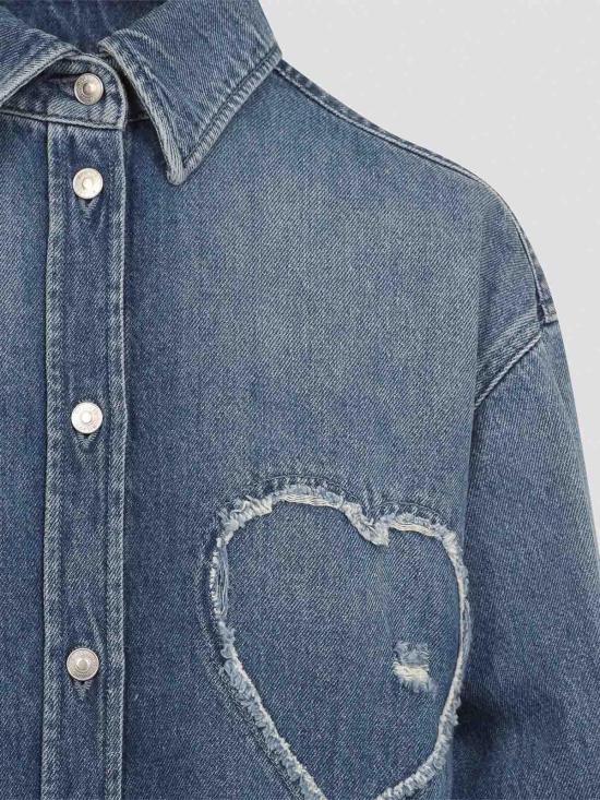 26SS 모스키노 셔츠 261E020405390285 Blue - MOSCHINO