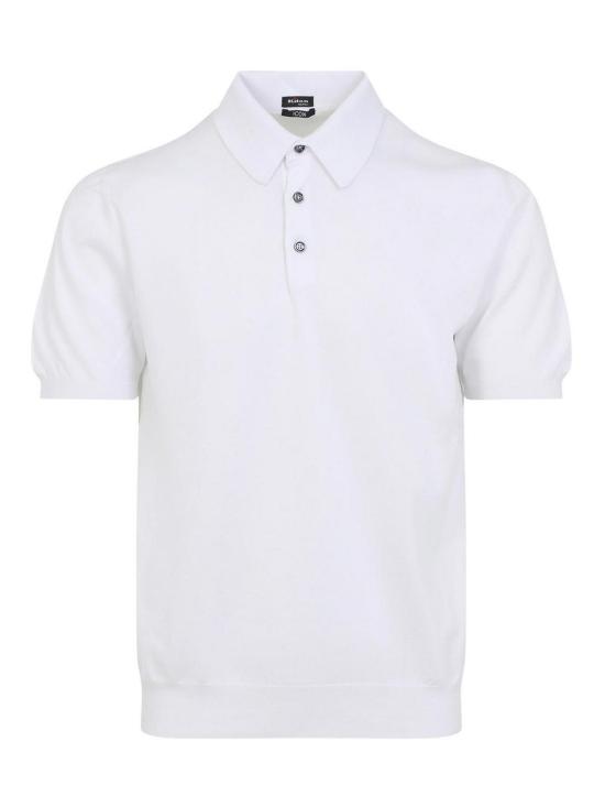 26SS 키톤 폴로 티셔츠 UMKXX3340C014BIANCO White