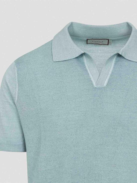 26SS 카날리 폴로 티셔츠 C1131MK02476821 Light Blue - CANALI