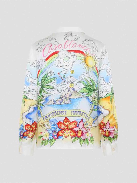 26SS 카사블랑카 긴팔 셔츠 MSS26SH00602 Multicolour - CASABLANCA