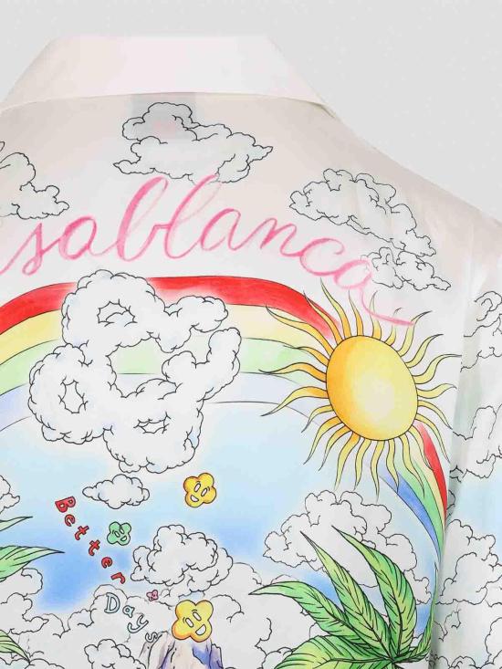 26SS 카사블랑카 긴팔 셔츠 MSS26SH00602 Multicolour - CASABLANCA