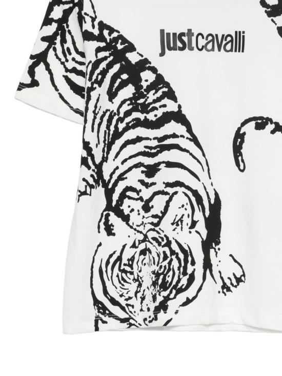 26SS [키즈] 저스트까발리 티셔츠 JBP26161TSLS WHITE White - JUST CAVALLI