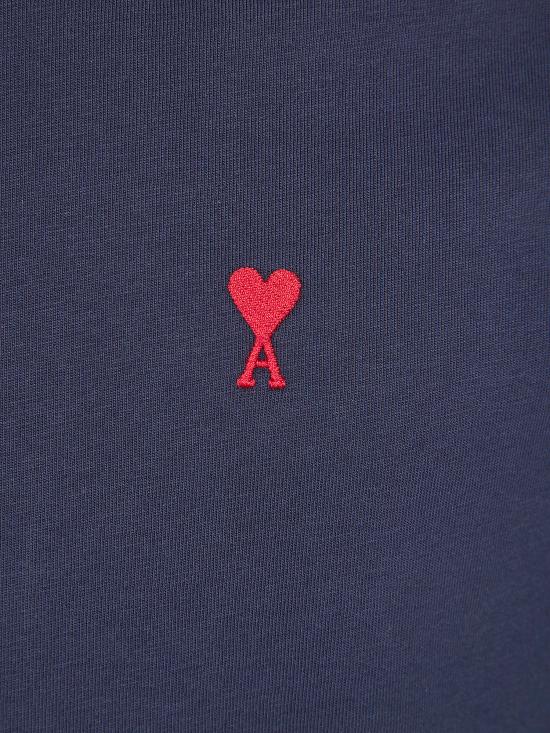 26SS 아미 반팔 티셔츠 BFUTS035 724 430 NIGHT BLUE - AMI