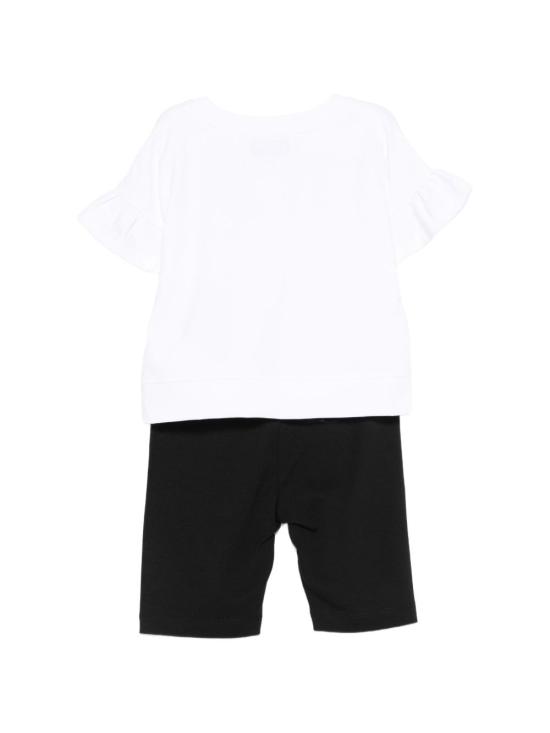 26SS [키즈] 모스키노 캐주얼 세트 HDG01O LBA0080359 White - MOSCHINO