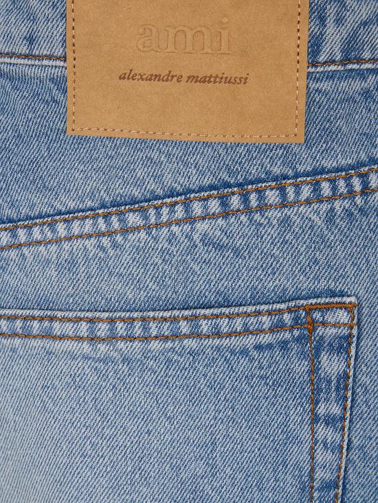 26SS 아미 데님 코튼 라지 핏 진 HTR450 DE0046 480 USED BLUE - AMI