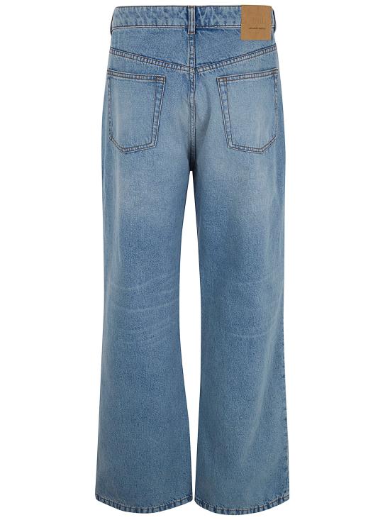 26SS 아미 데님 코튼 라지 핏 진 HTR450 DE0046 480 USED BLUE - AMI