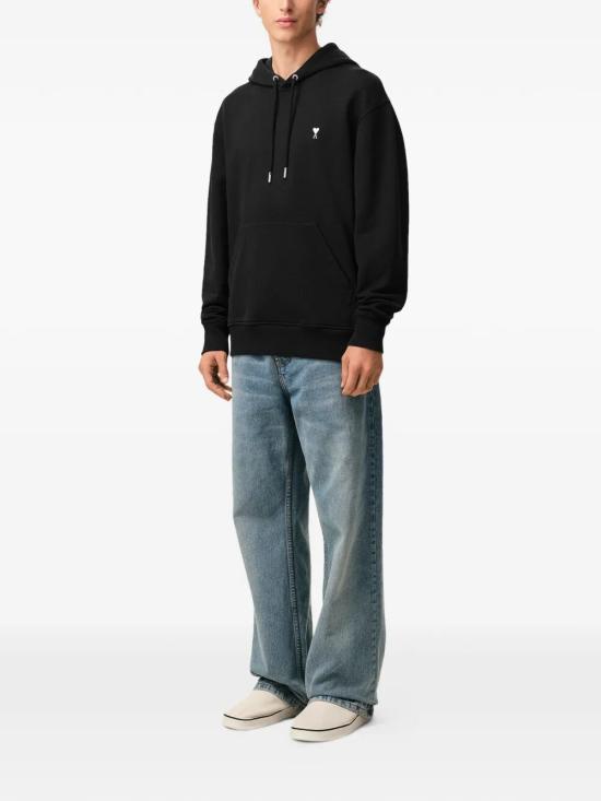 26SS 아미 ADC 코튼 후디 HSW764 730 045 BLACK WHITE CREAM - AMI