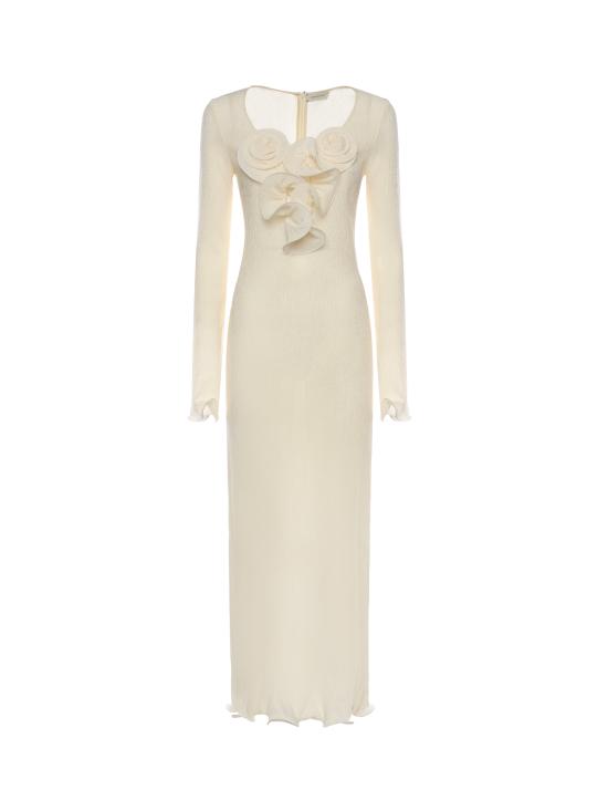 26SS 마그다뷰트림 미디 원피스 122523 White