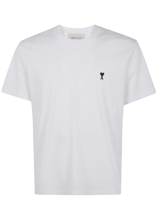 26SS 아미 반팔 티셔츠 HTS346 724 100 WHITE - AMI