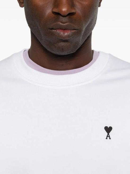 26SS 아미 ADC 크루넥 스웨트 셔츠 HSW763 730 100 WHITE - AMI