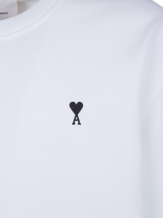 26SS 아미 ADC 크루넥 스웨트 셔츠 HSW763 730 100 WHITE - AMI