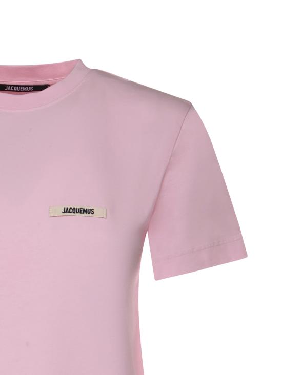 26SS 자크뮈스 반팔 티셔츠 TSW00550AJ00029 431 Pink - JACQUEMUS