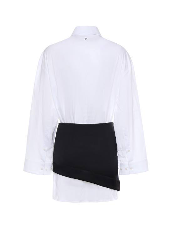 26SS 돈답 숏 원피스 DA493 CF0200MXXX000 White - DONDUP